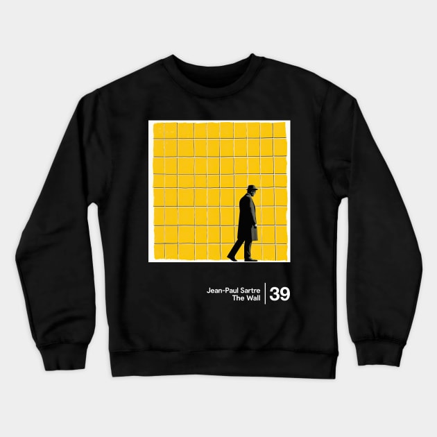 The Wall - Minimal Style Graphic Artwork Crewneck Sweatshirt by saudade
